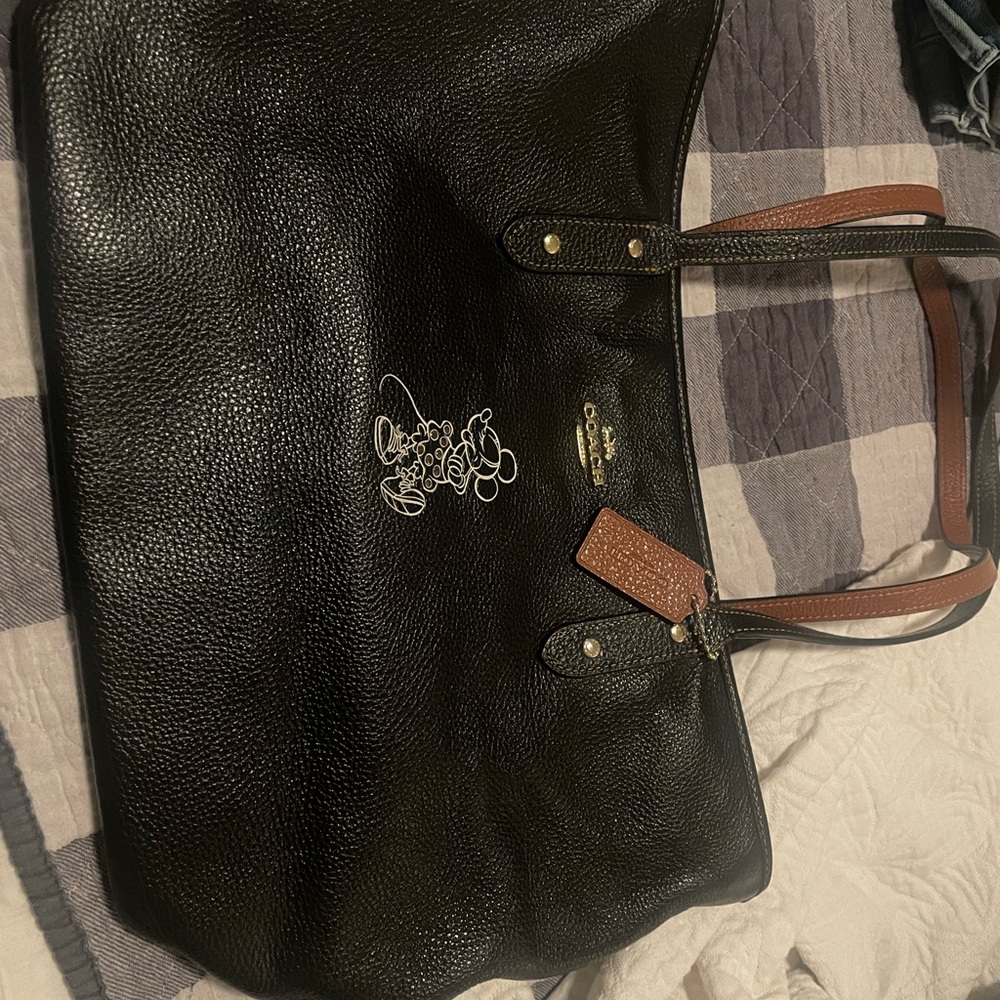 Gently used Coach Mickey Mouse purse